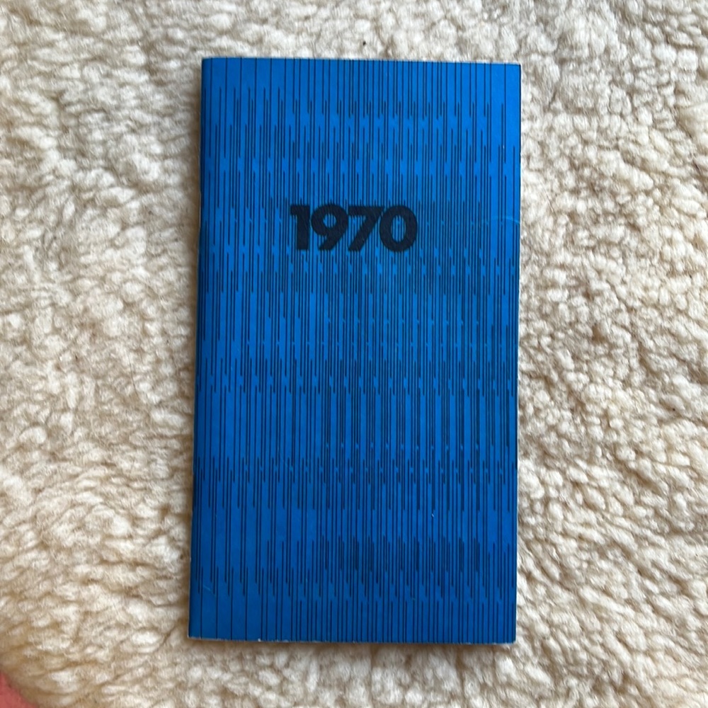 1970 unused Essie brand calendar